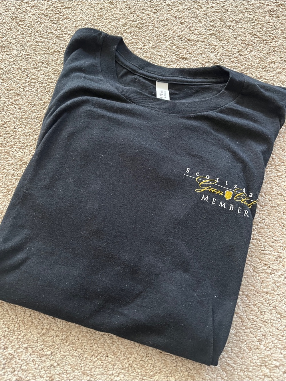 Scottsdale Gun Club Black Short Sleeve Tee Sz L
